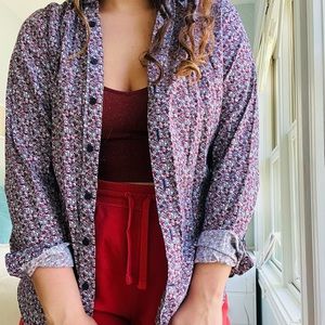 Oversized button down